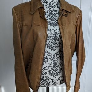 Vintage Men's Leather Bomber Style Jacket, by Cordovan Montreal